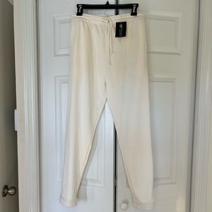 NWT Onzie Sweatpants in Sea Salt color